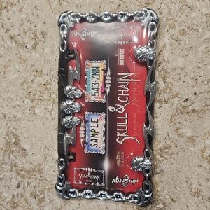 Skull and Bones license plate bracket